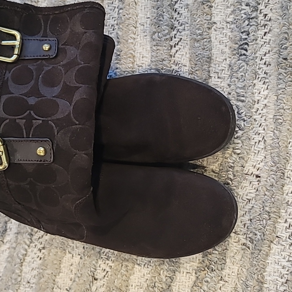 Women's Coach Patterned Boots - Picture 5 of 5